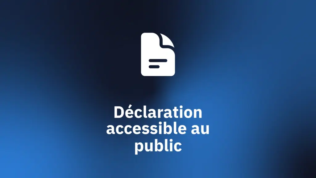 Declaration accessible au public — Euro Quality System